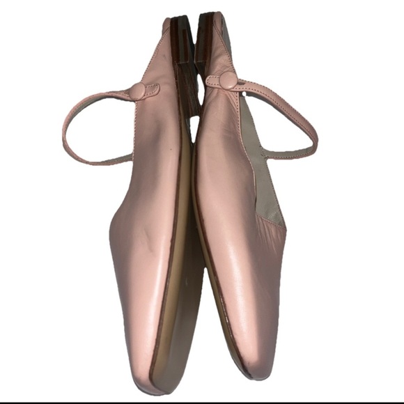 MANSUR GAVRIEL ballet flats pink EU 38 8 Mary Jane square toe leather mules new - Picture 7 of 11